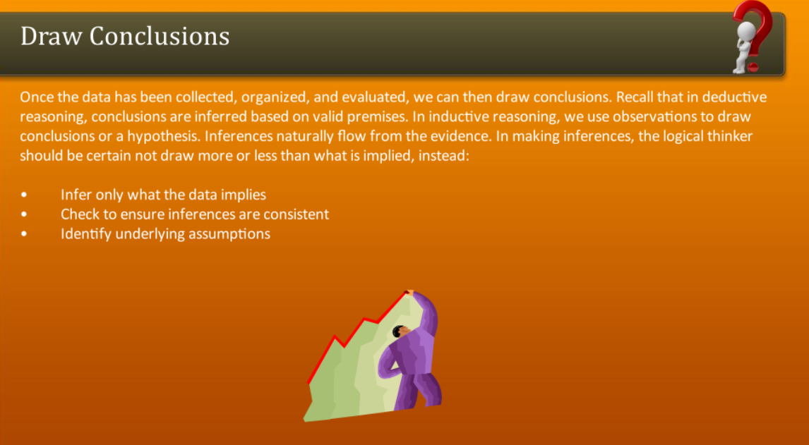 Draw Conclusions FreshSkills